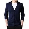 Autumn New Men's Korean Style Trendy Jackets for Young and Middle-aged Men's Long-sleeved Sweater Knitted Cardigan Jackets