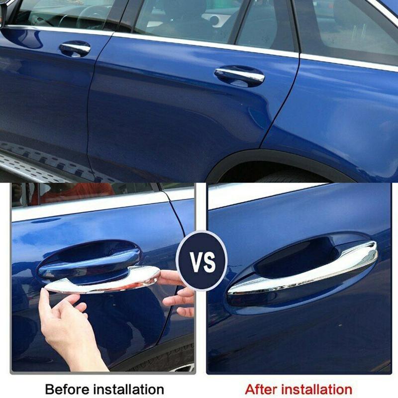 For Mercedes Benz A B C E GLC CLA GLE GLS GLB Class W177 W247 W205 W213 X253 C118 W167 X167 Car Door Handles Covers Car