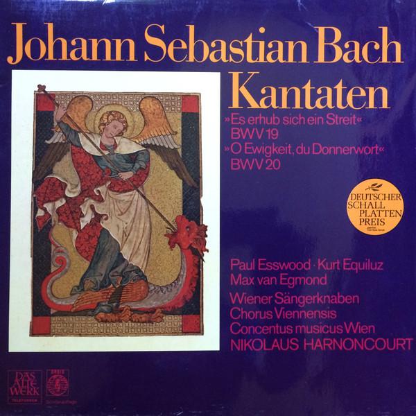 Виниловая пластинка ИОГАНН SEBASTIAN БАХ PAUL ESSWOO Кантаты Es Erhub Sich Ein Strei 62403 Telefunken 1973 Германия Классика Б/у