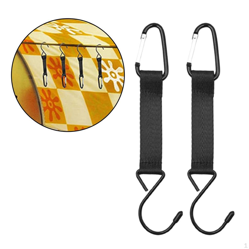 2 шт. крючки для подвешивания палатки для кемпинга, вешалка для одежды для рыбалки