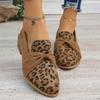 Модные женские кроссовки тренд большой размер одинарная обувь 2025 осень новые лоферы с леопардовым принтом цветные блокировки ходьба плоская повседневная обувь