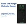 Voice Changer Микрофон 7 изменений звука Мобильный компьютер Планшет Драйверы не нужны Мужчина Женщина Девушка Ребенок Глубокий голос для звонков Онлайн-игры