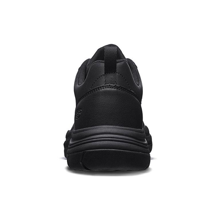 Skechers Ожидаемые мужские повседневные туфли из черной кожи 66418-BLK