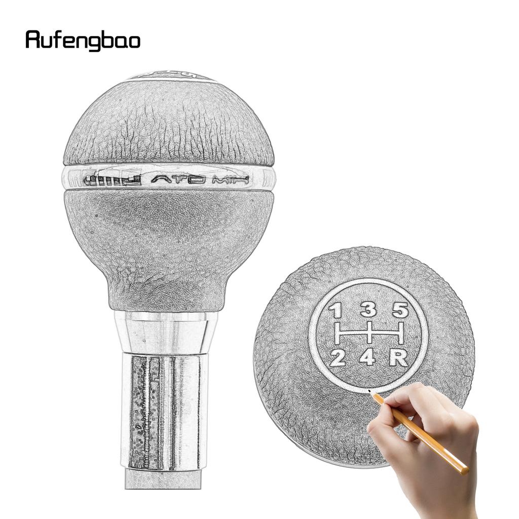 Трость для ходьбы из черной кожи с красным мячом и серебряным покрытием, модная декоративная трость для джентльмена, элегантная трость для косплея, посох 92 см