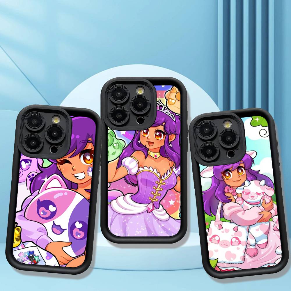 Милый и смешной чехол для телефона Aphmau для IPhone 17 16 15 14 13 12 11 Pro Max Plus Силиконовый ударопрочный чехол