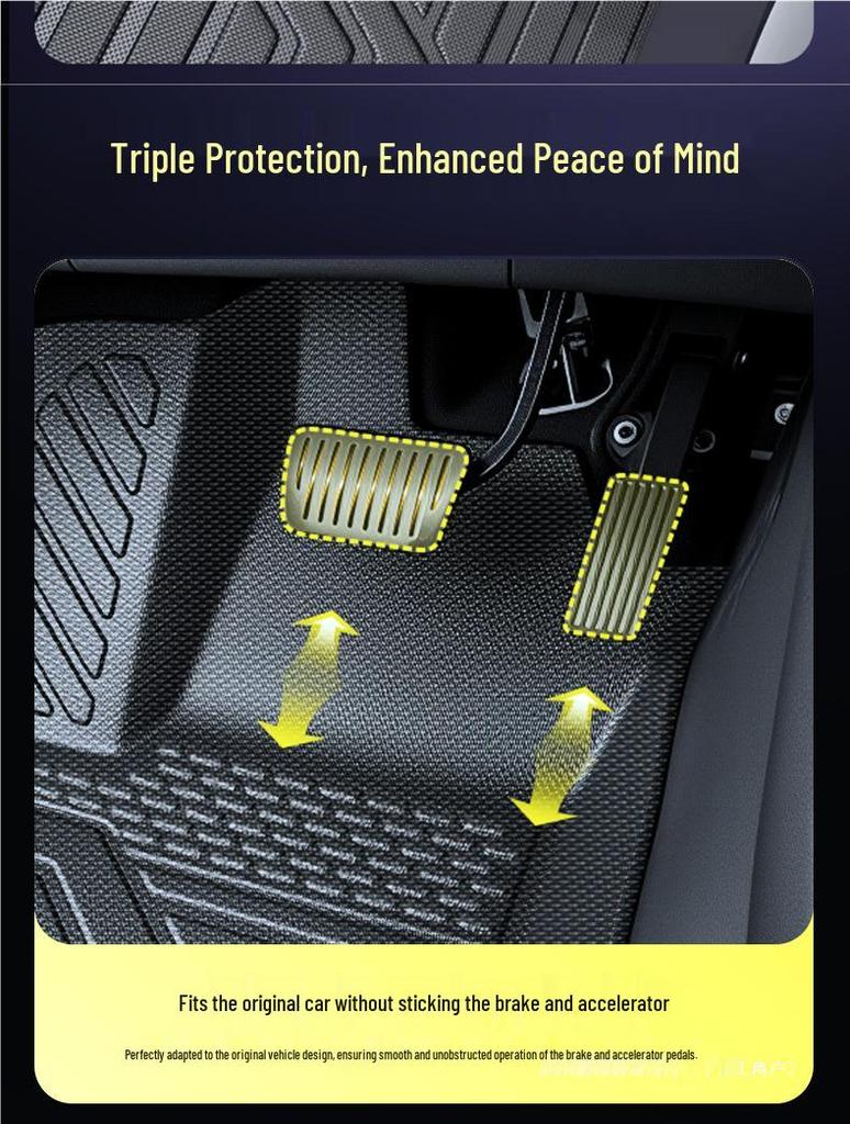 2025 BYD Seagull Коврики на пол с полным покрытием из ТПЭ - Аксессуары для интерьера автомобиля