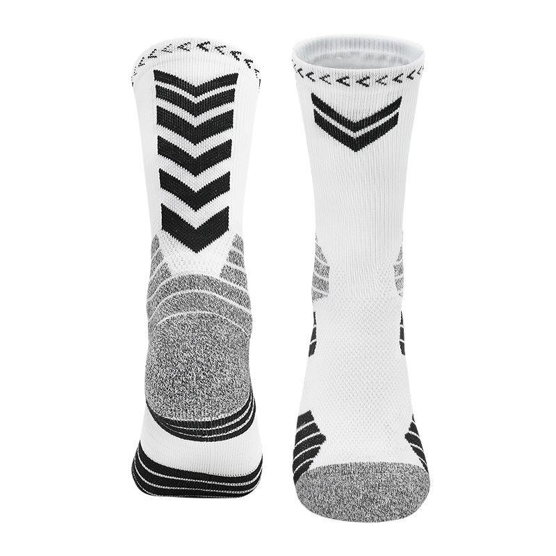Children's Non-Slip Basketball Tube Socks for Autumn/Winter - High-Top Sports Toweling Socks for Boys & Girls