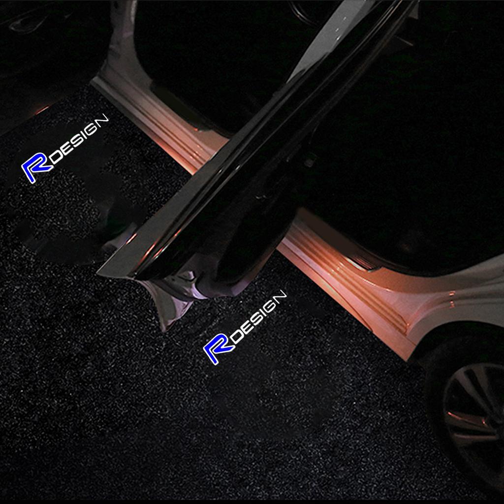 2 шт. Светодиодный проектор приветственного света, знак 'Ghost Light', декоративный аксессуар для Volvo RDESIGN XC60 V60 S60L V40 V40CC S80L XC90 2015-2024