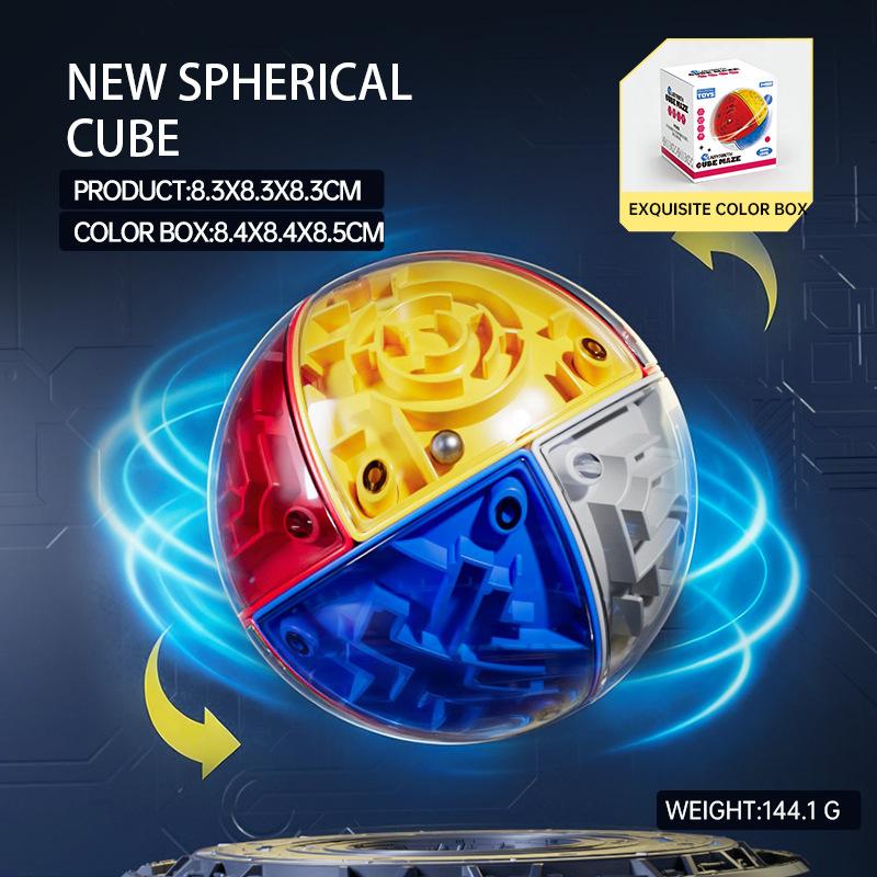 Новый Лабиринт Шар 3x3 Боевой Куб Pk Игра Детская Образовательная Тренировка Логики Игрушка для Снятия Стресса Gan Cube
