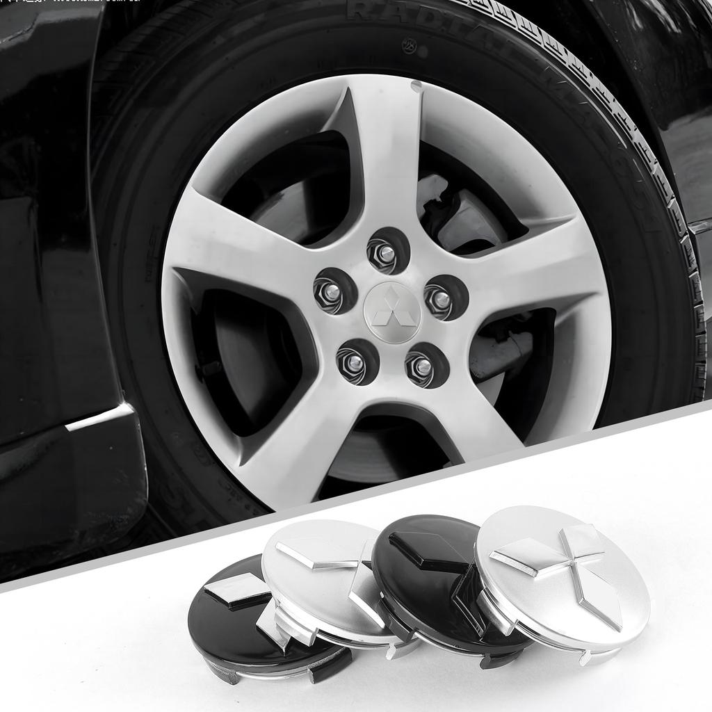 4PCS Car Wheel Center Hub Caps Auto Huncap Covers Accessories For Mitsubishi Ralliart Lancer EX Outlander ASX Competition Mirage hbsh24