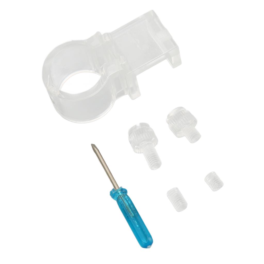 Aquarium Hose Clamp Transparent Split Type Plastic Water Pipe Fixing Clip for Fish