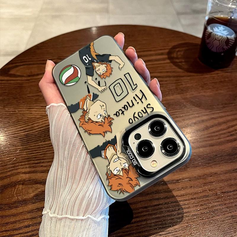 Чехол для телефона Haikyuu Сёё Хината Аниме Волейбол TPU Для IPhone 15 14 13 12 11 Pro Max X XR XS 8 7 Plus, Прозрачный Ударопрочный Защитный Чехол