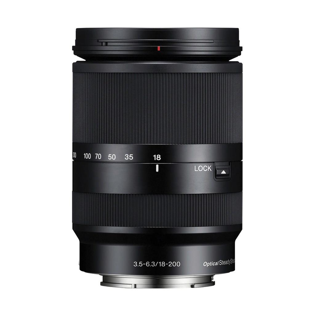 Sony E 18-200mm F/3.5-6.3 OSS Black Lens