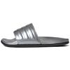 Adilette Comfort Slide Silver Metallic Women Sneakers Core-Black FW7683