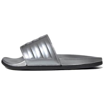 Женские кроссовки Adilette Comfort Slide Silver Metallic Core-Black FW7683