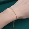 Round Pipe Round Ring Gold Bracelet BLS902