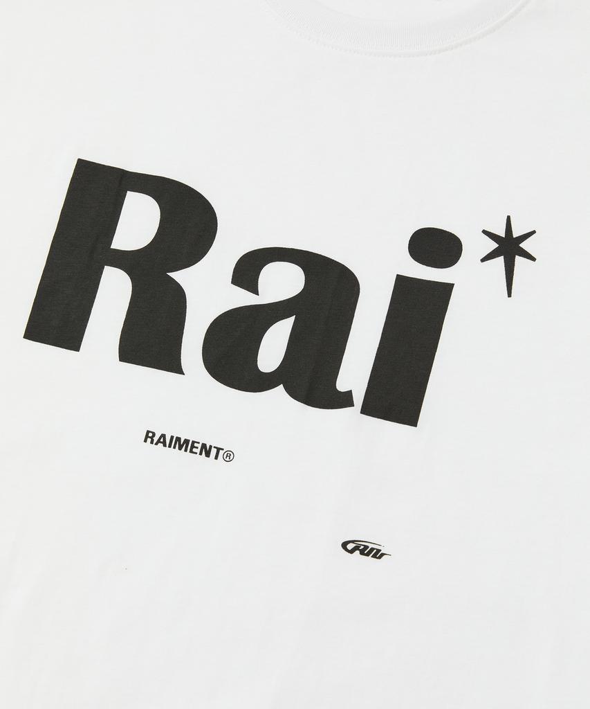 RAIMENT Essentials Футболка с коротким рукавом однотонная с логотипом Rai_Белый