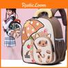 Playful Cartoon Fun Hedgehog Backpack Kids Lightweight Comfortable School Bag