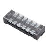 50Pcs Terminal Block ABS Shell 25A Good Conductivity Easy Install Industrial Connector for Distribution Box 600V