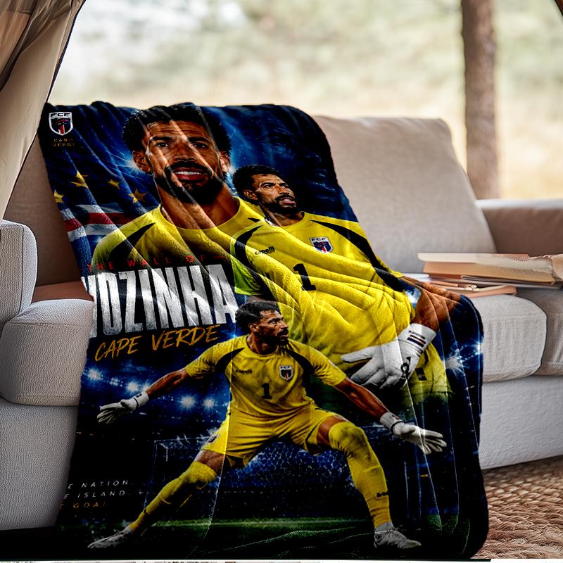 Vozin-ha Football Stars Blanket Lightweight Ideal Bedding Blanket Perfect for Travel, Camping, Living Rooms, Offices, Sofas, Fan Christmas gift