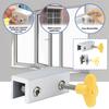 Adjust-able Sliding Window Locks Door Frame Security Locks With Key