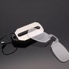 Ultra-Thin Foldable Pince-Nez Reading Glasses with Keychain - Unisex Portable Card-Style Design
