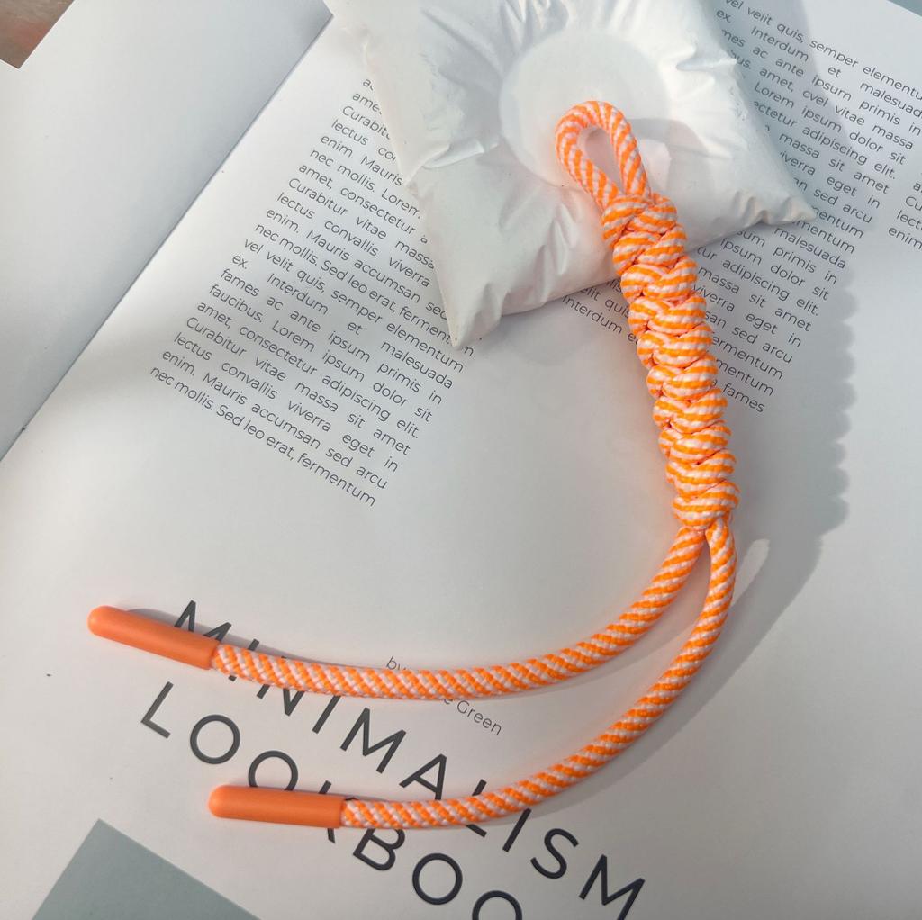 Hand-woven Color Bag Hanging Mobile Phone Lanyard Fashionable Handmade DIY Braided Rope Pendant Diamond Knot Keychain