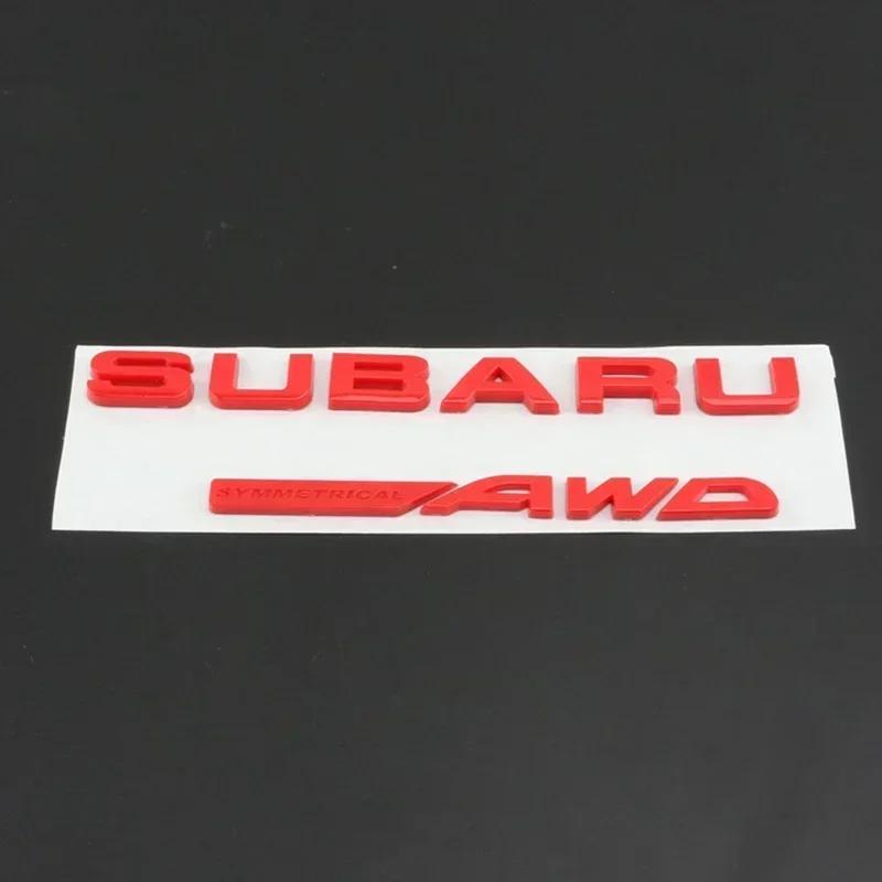 ABS Car Rear Trunk Sticker Emblem Badge Decal Styling for Subaru BRZ AWD Forester XV Outback Impreza Legacy STI WRX Tribeca X111
