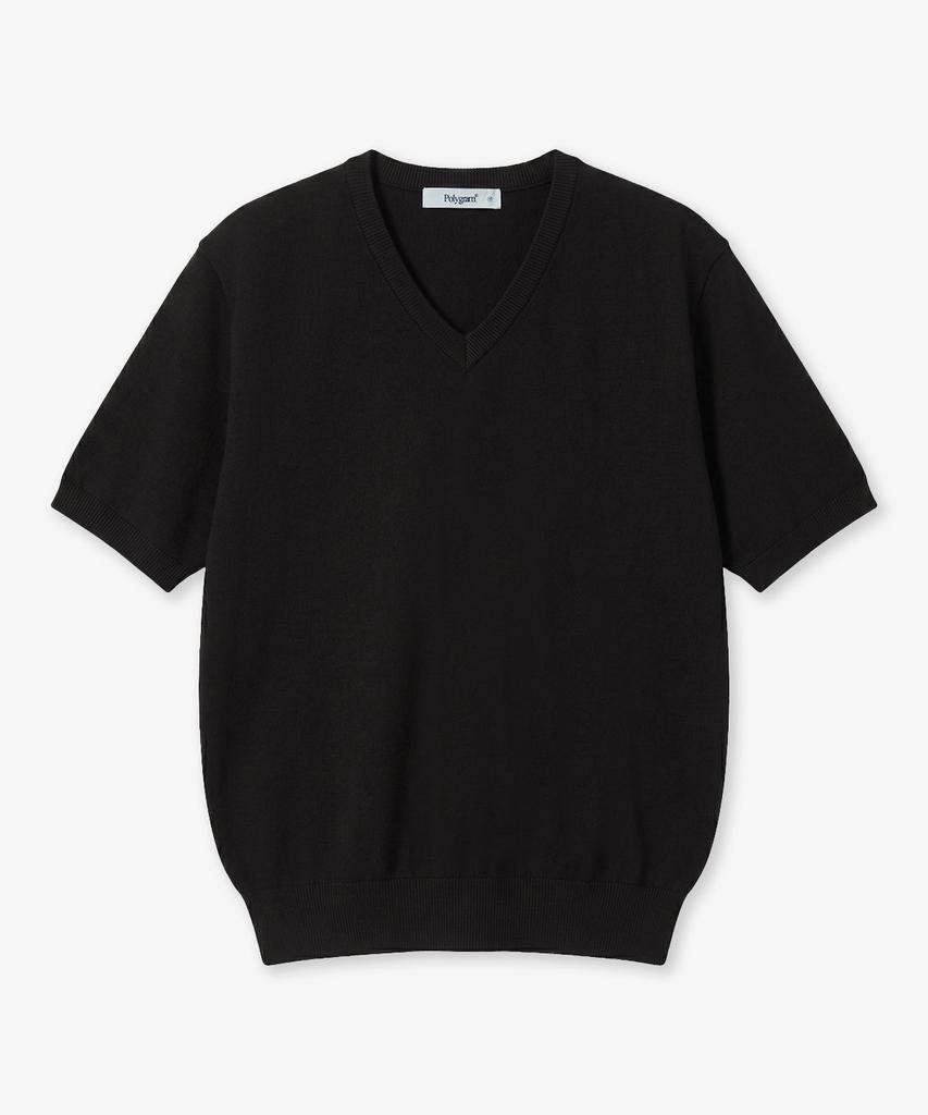POLYGRAM Cool Touch Essential V-Neck Short Sleeve Knit - 7 Colors