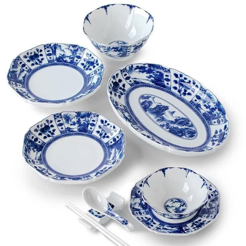 Китайский обеденный сервиз Aowei Jingdezhen на 72 предмета