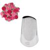 #122 Korea Bean Rose Petal Piping Nozzle Cake Decorating Icing Tips Stainless Steel Pastry Nozzles for Cream Paste Flower Tool