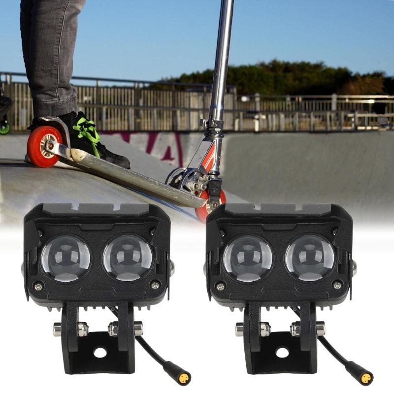 Светодиодная фара высокой яркости Безопасность в ночное время Kukirin G3Pro Велосипедные самокаты Передний свет Велосипедные аксессуары