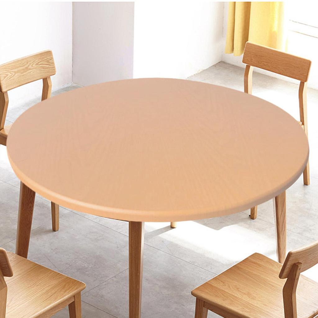 Круглая скатерть, протираемая клеенка, устойчивая к пятнам, не для вечеринок, для внутреннего и наружного украшения