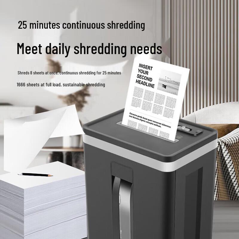 Comet C-825D 5-Level High Security Commercial Paper Shredder CN plug (adapter included)