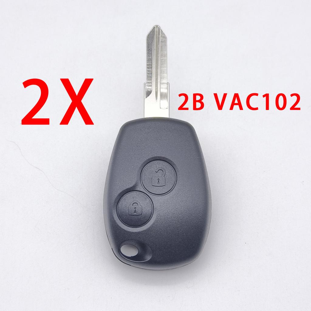 Cocolockey Подходит для Renault Trafic Master 2B Для Dacia Duster Sandero Logan 3B Корпус брелока для ключа 2013-2019 Лезвие VAC102