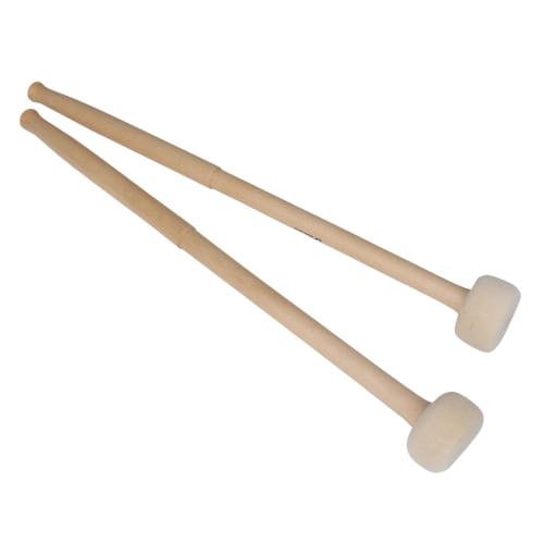 Yibuy 2-Pack 14-Inch Handle Mallet Timpanistik, Multi-Purpose Felt Mallets