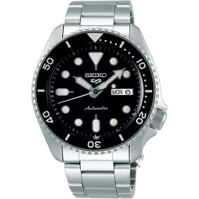 Мужские автоматические часы Seiko 5 Sports SRPD55K1 с черным циферблатом