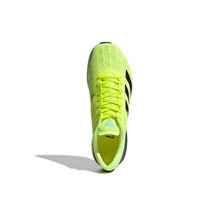 adidas Adizero Boston 9 Solar Yellow Мужские кроссовки Core-Black Clear-Aqua H68740
