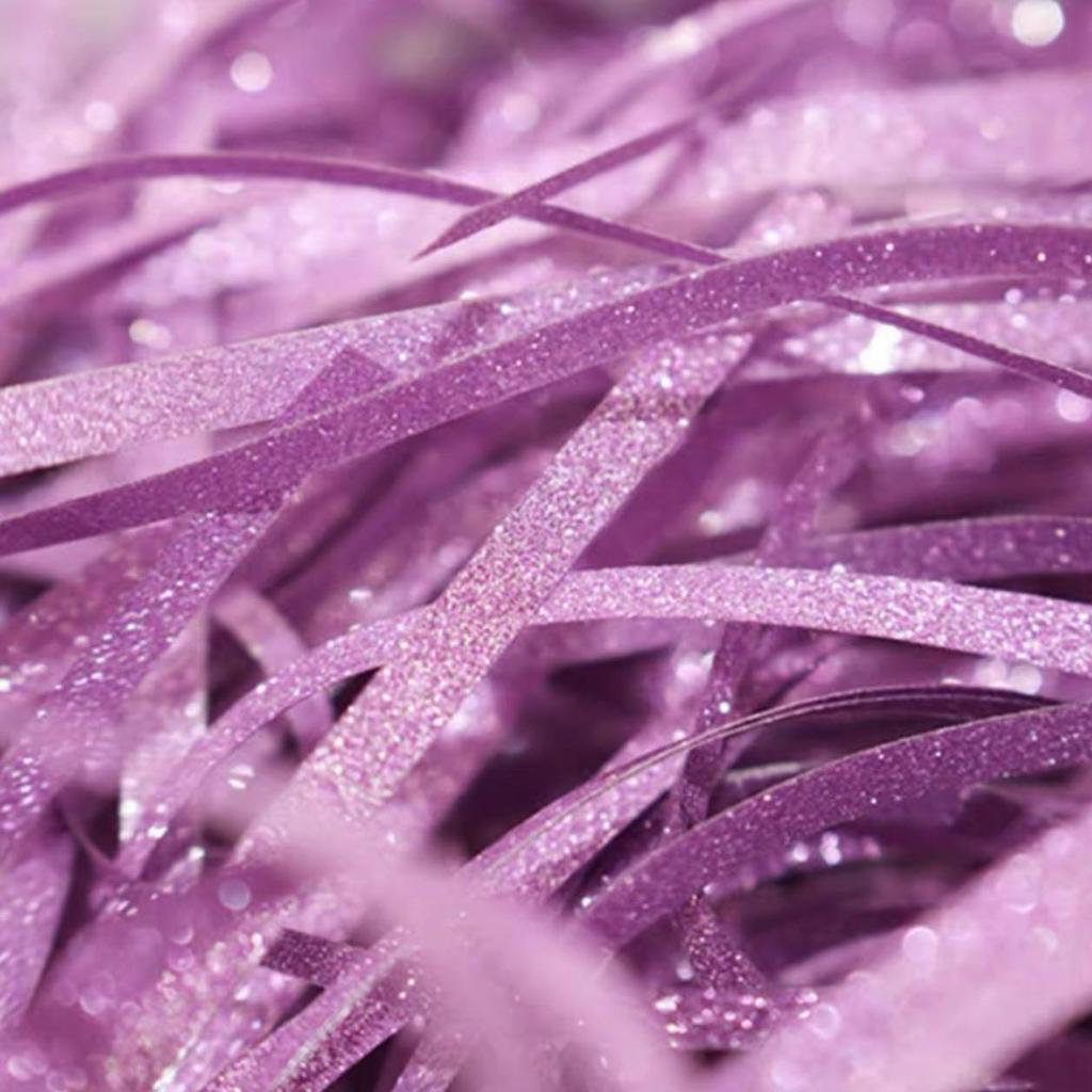 Raffia Paper Shred Gift Box Filler - Glitter Decorative Confetti for Party Favors