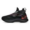 Anta Кроссовки Running Series из кожи, удобные, средней высоты, мужские, черные, оранжевые 112045529-3