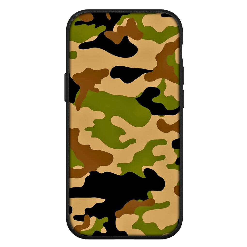 Для iPhone 17 16 15 Xiaomi Poco Redmi Note 14 13 12 11 Pro Max Samsung Galaxy S25 S24 S23 OPPO Huawei Камуфляжный Военный Армейский Камуфляжный Рисунок Чехол для Телефона