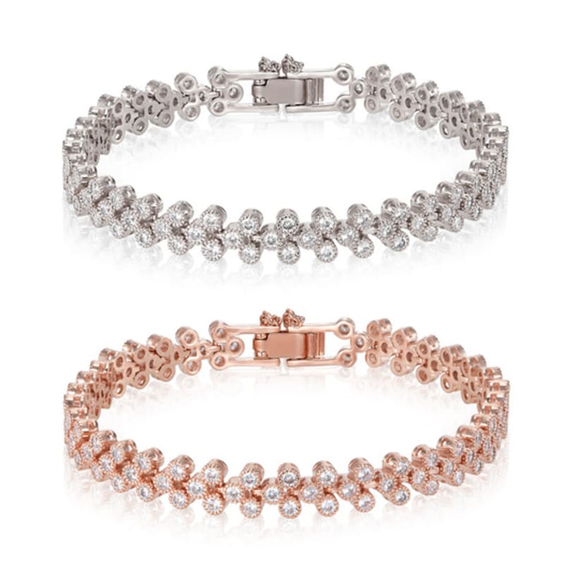 ELLE Jewelry Роскошный теннисный браслет ELBRBB102