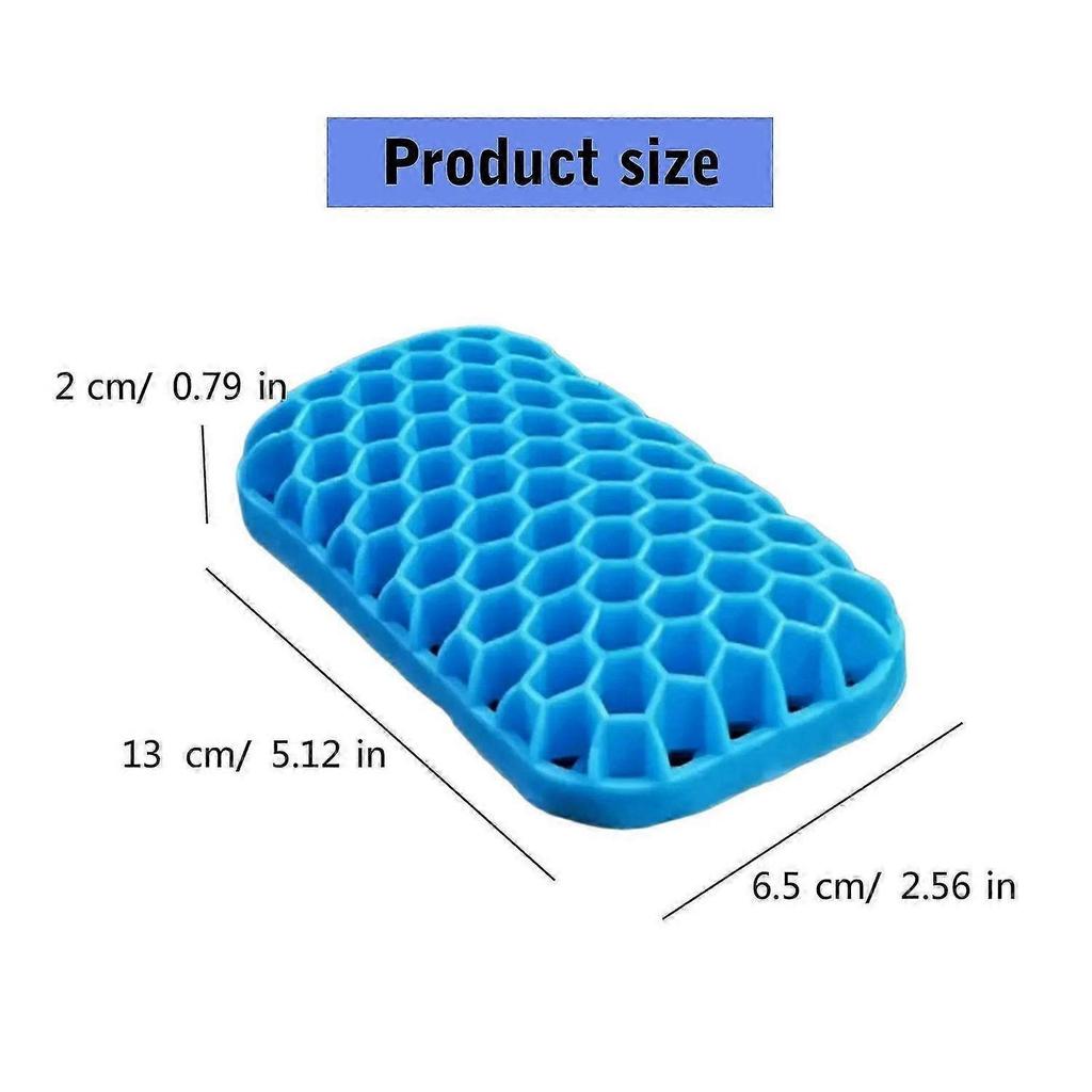 Mouse Wrist Rest Pad Mouse Wrist Support Pad With NonSlip Base Honeycombs Wrist Rest for Desk White