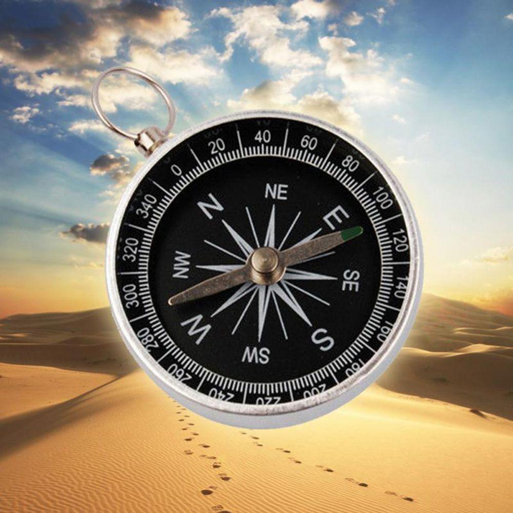 Travel Camping Hiking Lightweight Aluminum Professional Compass Navigation Wild Survival Tool