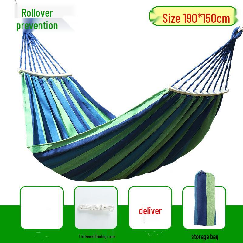 OLOEY Double Canvas Camping Hammock