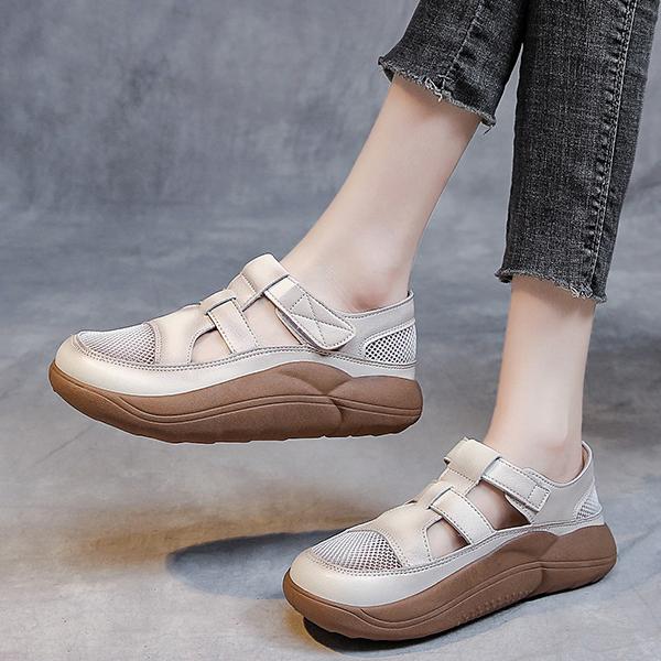 Summer New Casual Mesh Breathable Flat Shoes Harajuku Board Shoes