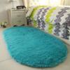 Oval Carpets for Living Room Sofa Bed Bedides Mats Soft Rugs Non-slip Bedroom Mats Home Decoration Tapetes