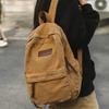Canvas Backpack Women's Simple Large-capacity Junior High School Student Schoolbag High School Retro Backpack Computer Bag