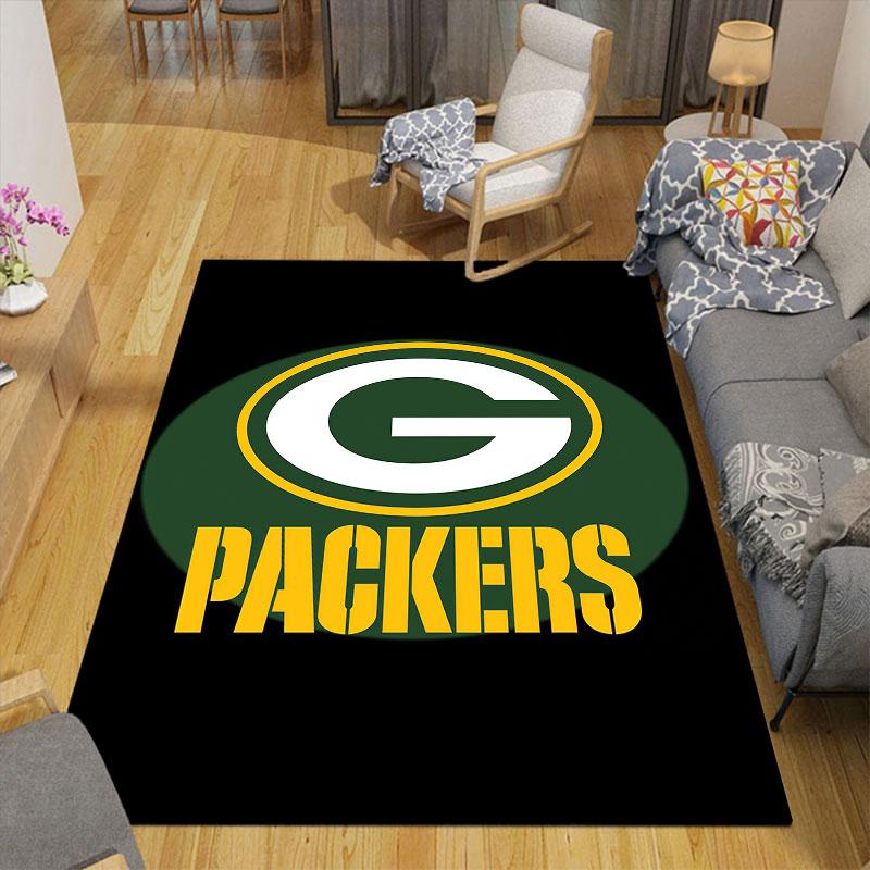Steelers logo Flannel Printed Carpet, Home Sofa Decoration for Living Room & Bedroom, Non‑Slip Play Flannel Floor Mat for Game Room
