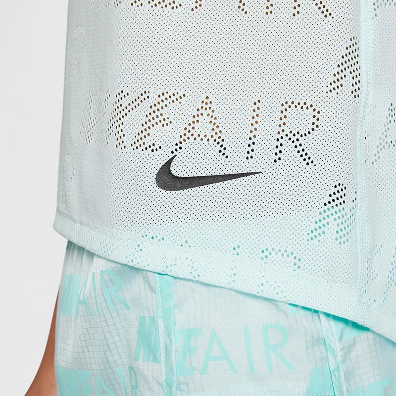 Nike Футболка для бега Air Quick-Dry без рукавов, женские топы, светло-зеленый AT7973-336